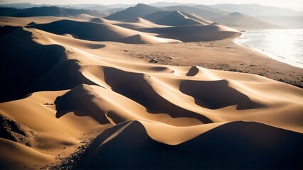 Wall Mural - sunset in the desert