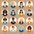 © esta - Circular Air Hostess Stickers