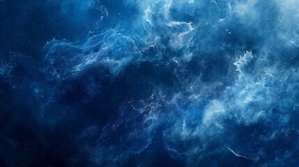 A blue sky with a lot of stars and clouds