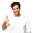 © Rawpixel.com - PNG  Happy man png thumbs up, transparent background