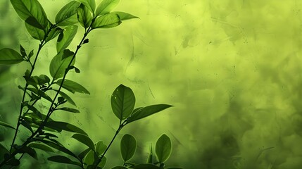 Wall Mural - green background with beautiful bokeh