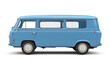 © mizan - 3d blue Minivan isolated on a transparent background