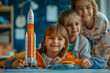 Bright Minds Building a Cutting-Edge Interplanetary Rocket: Gifted Kids Exploring STEM in Primary School