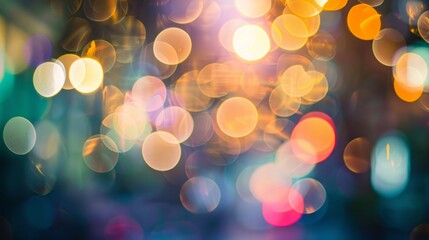 A softly blurred background featuring gentle bokeh lights, perfect for creating a dreamy and abstract aesthetic