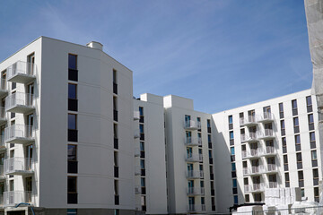 Wall Mural - Modern multistorey building with balconies