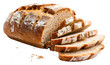© Rawpixel.com - PNG Homemade bakery concept with sliced sourdough bread food white background freshness
