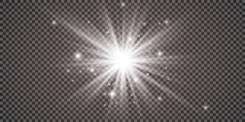 Wall Mural - vector illustration of abstract flare light rays