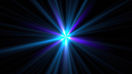 Poster - Abstract Shiny Star. Computer generated 3d render