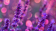 Luminous Dew on Lavender in Vivid Detail