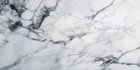 Marble Texture With Subtle Grey Veins For Luxury Design. Natural White Marble Stone Surface For Background Use. Generative AI