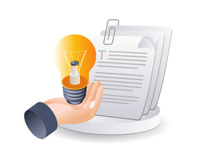 Aufkleber - Results of ideas for blog article pages, infographics, flat isometric 3D illustrations