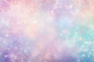 Poster - Dreamy pastel bokeh background with a blend of sparkling lights and soft colors