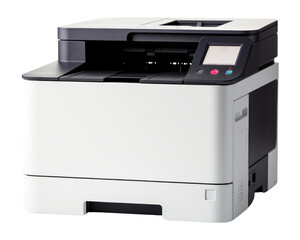 PNG Office printer white background photocopier electronics.