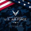 © Teguh Cahyono - US Air Force Birthday September 18th Background Vector Illustration