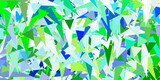 Fototapeta Na sufit - Light Blue, Green vector background with triangles.