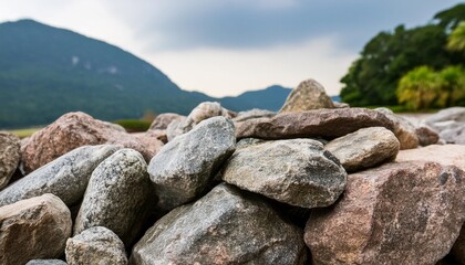 Canvas Print - close up rocks