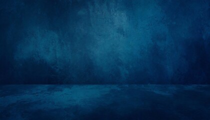 Poster - dark blue canvas backdrop with texture copy space 16 9