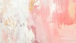 Modern oil and acrylic smear blot canvas painting wall. Abstract texture pastel pink, beige color stain brushstroke texture background. Contemporary art