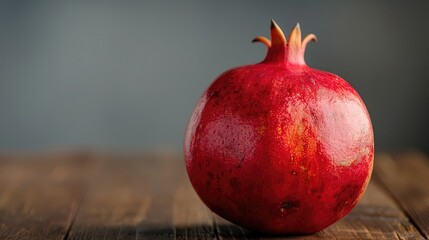 Wall Mural - Tasty Pomegranate resting on the table