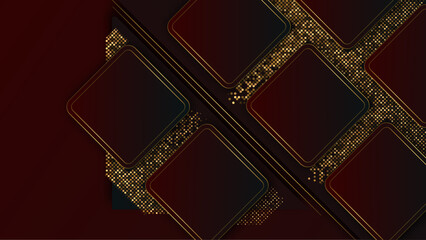 Dark banner background with deep red and gold details.