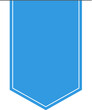 Blue pennant flag