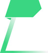 Labeled note abstract icon