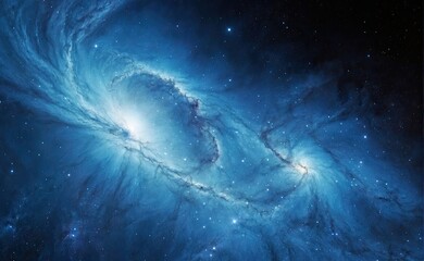 Wall Mural - Galaxy background deep space nebula and 3d illustration
