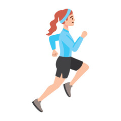 Wall Mural - runner woman active