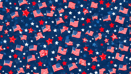 Memorial day concept background, USA flag wallpaper, memorial day, AI generated