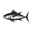 Vector tuna illustration isolated on white background