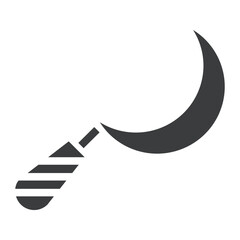 Sticker - Sickle Icon