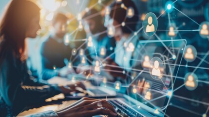 Poster - Remote team accessing decentralized networks for secure collaboration