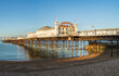 Brighton Pier in morning light. England