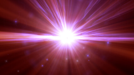 Wall Mural - abstract of digital lens flare background