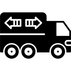 Wall Mural - Delivery Truck Icon