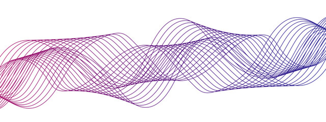 Poster - Abstract colorful modern stream wave line transparent background. Business curve lines in transparent background. Curved wavy lines tech futuristic motion background.
