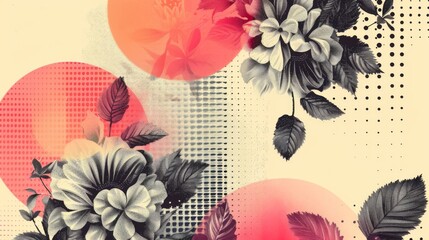 Wall Mural - beautiful mixed abstract illustration for graphic summer and urban background theme