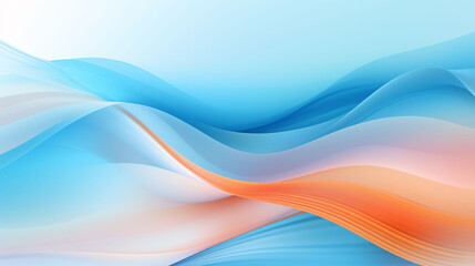 Wall Mural - orange background dynamic curve annual meeting golden main vision, gradient abstract ppt background