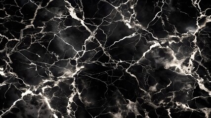 Wall Mural - Abstract black marble texture and background seamless for design