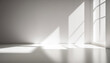 © RD02_AG - 白い壁　自然光　背景画像  Generative AI