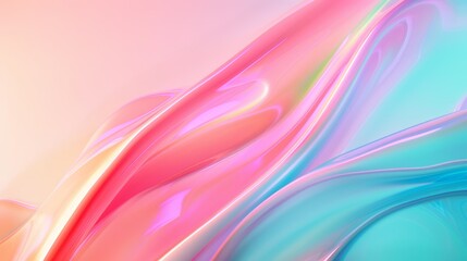 Poster - A bold and energetic gradient featuring neon colors like pink, blue, and green, reminiscent of a retro 80s aesthetic.