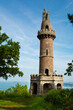 La tour Kerroc'h  à Ploubazlanec dominant la baie de Paimpol - Bretagne - France