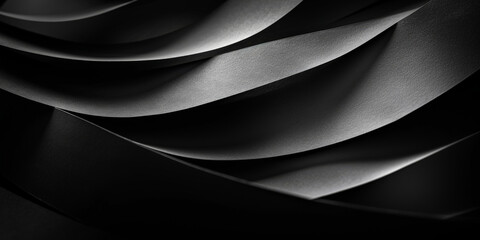 3d Abstract black luxury background. luxurious black line background. Dark black wave.Curved surface with light Digital black wave  textured graphics banner poster background	
