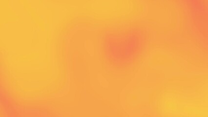 Orange Yellow Blurred wavy gradient motion background. Seamless Abstract dynamic background template, 4k looping pastel gradient colors video playback