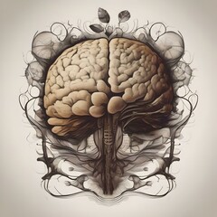 Wall Mural - Artwork Design Collection for Cerebellum