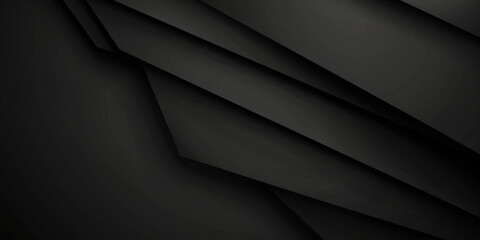 Aufkleber - 3d black diamond pattern abstract wallpaper on dark background, Digital black textured graphics poster background. 	
