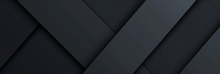 Aufkleber - 3d black diamond pattern abstract wallpaper on dark background, Digital black textured graphics poster background. 	
