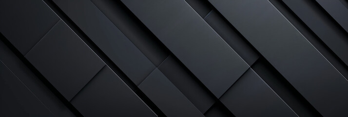 Aufkleber - 3d black diamond pattern abstract wallpaper on dark background, Digital black textured graphics poster background. 	
