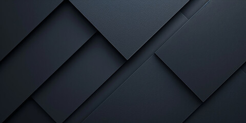 Aufkleber - 3d black diamond pattern abstract wallpaper on dark background, Digital black textured graphics poster background. 	
