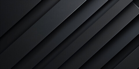 Aufkleber - 3d black diamond pattern abstract wallpaper on dark background, Digital black textured graphics poster background. 	
